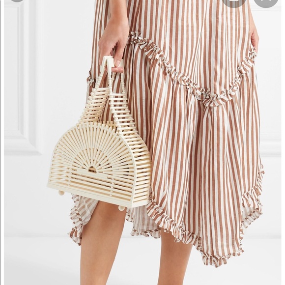 Cult Gaia White Mini Cupola Bag - Picture 3 of 5